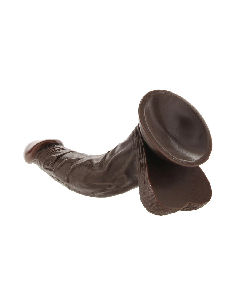 Real Skin Whoppers 8 Inch Dildo in Brown