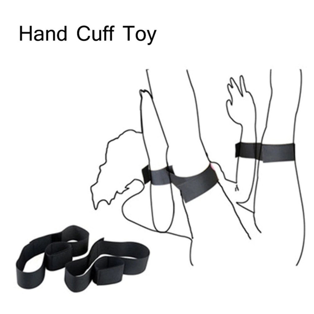 Wrist to Thigh Bondage Cuffs