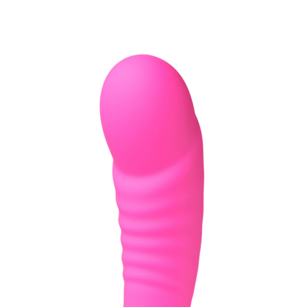 Silicone Dildo with Vibrating Tongue
