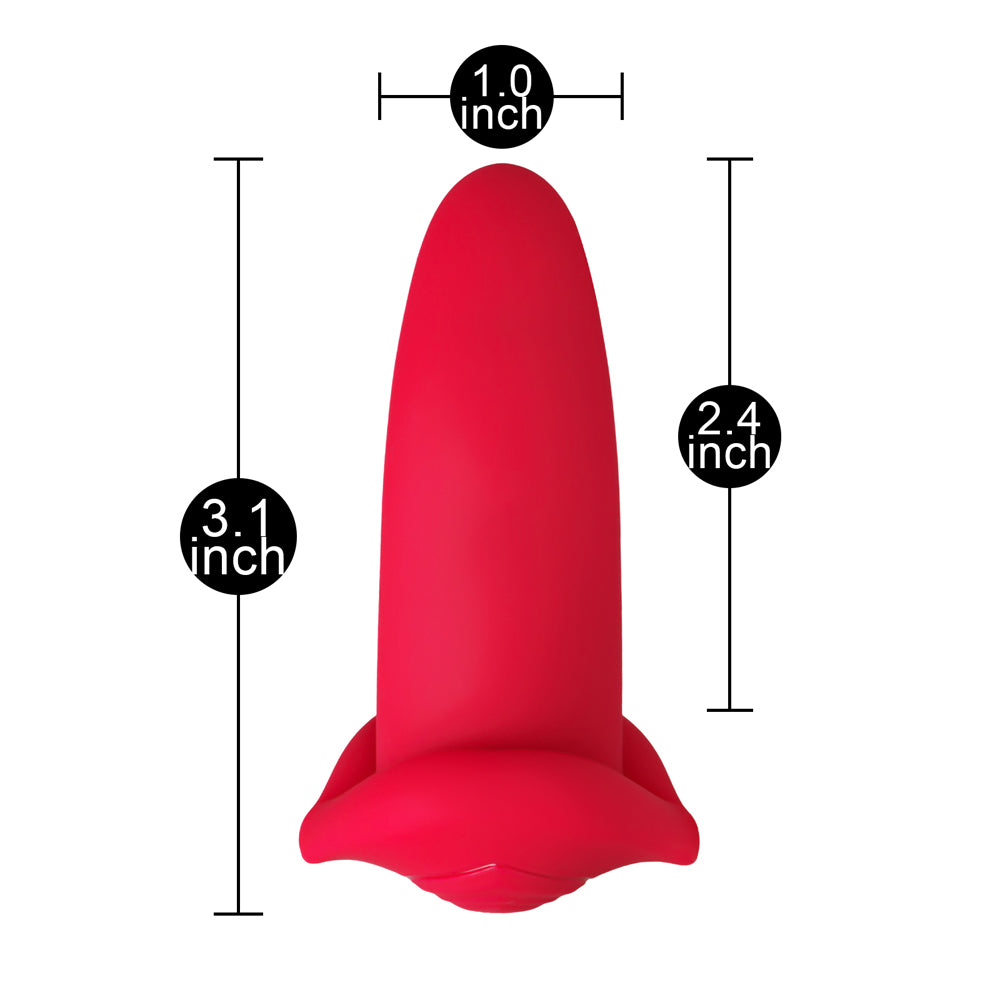 Kiss & Lick Mini Vibrating Tongue with Remote