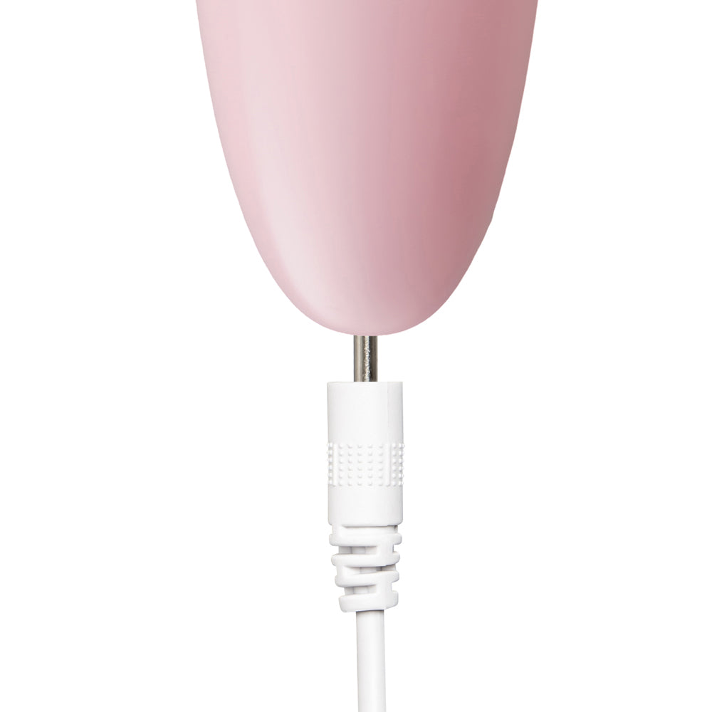 Classic Pink Vibrating Silicone Wand Massager