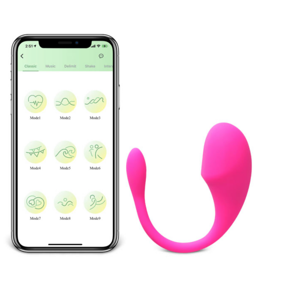 Plug Me Baby App-Controlled Pink Vibrating Egg