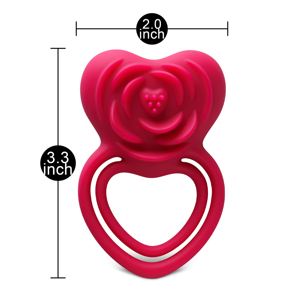 Happy Heart Vibrating Cock Ring (Pre Order)