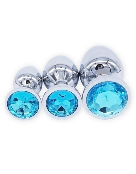 Blue Gem Anal Plug
