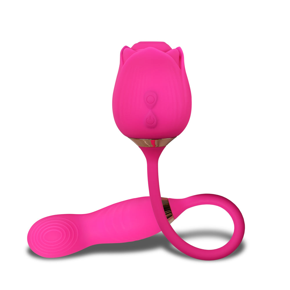 Pink Obsession Fantasy Rose with Vibrating Probe