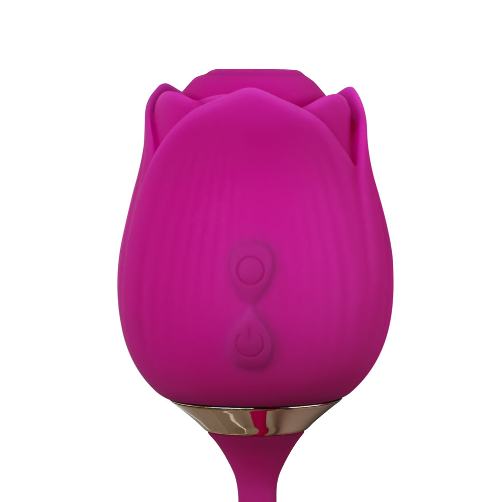 Purple Obsession Fantasy Rose with Vibrating Probe
