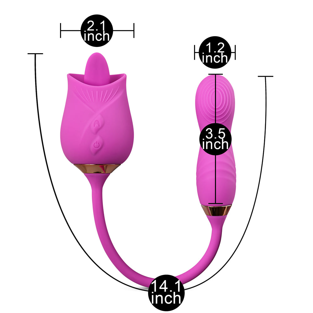 Lick-It Rose with Vibrating Probe