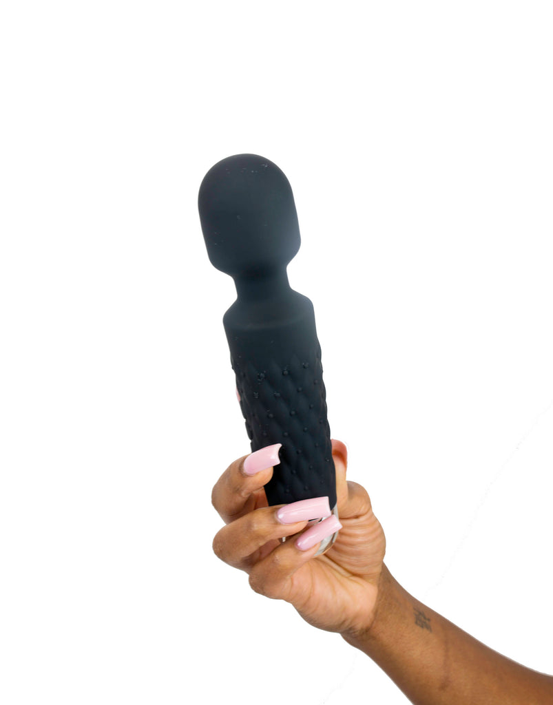Black Pure Pleasure Wand Vibrator