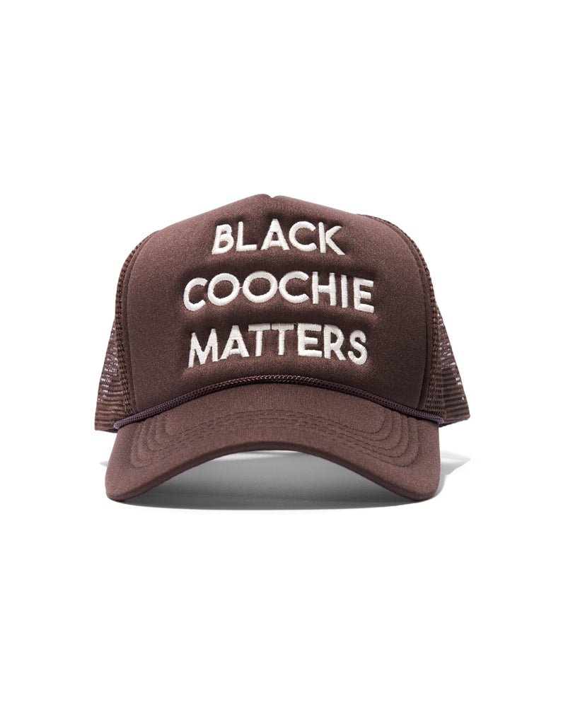 Black Coochie Matters Trucker Hat