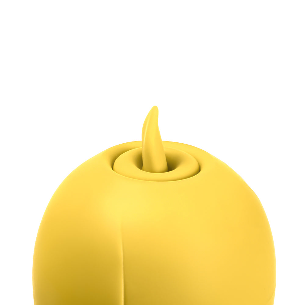 The Yellow Ultimate Rose Massager with Tongue